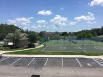 basketball, volleyball and tennis courts